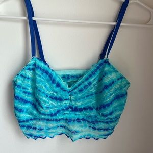 VS PINK blue lace bralette women’s size M